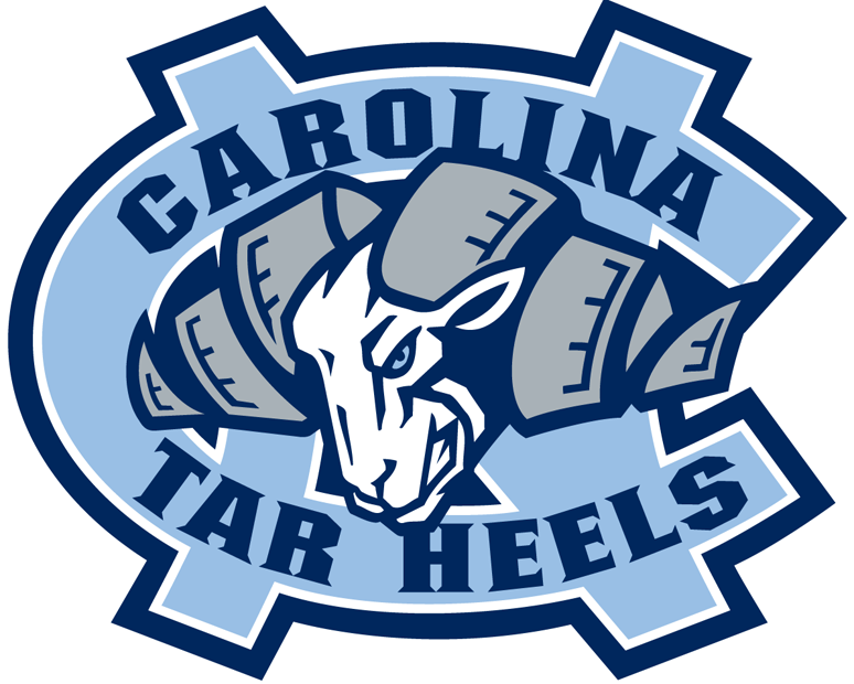 North Carolina Tar Heels 1999-2004 Primary Logo iron on transfers for T-shirts